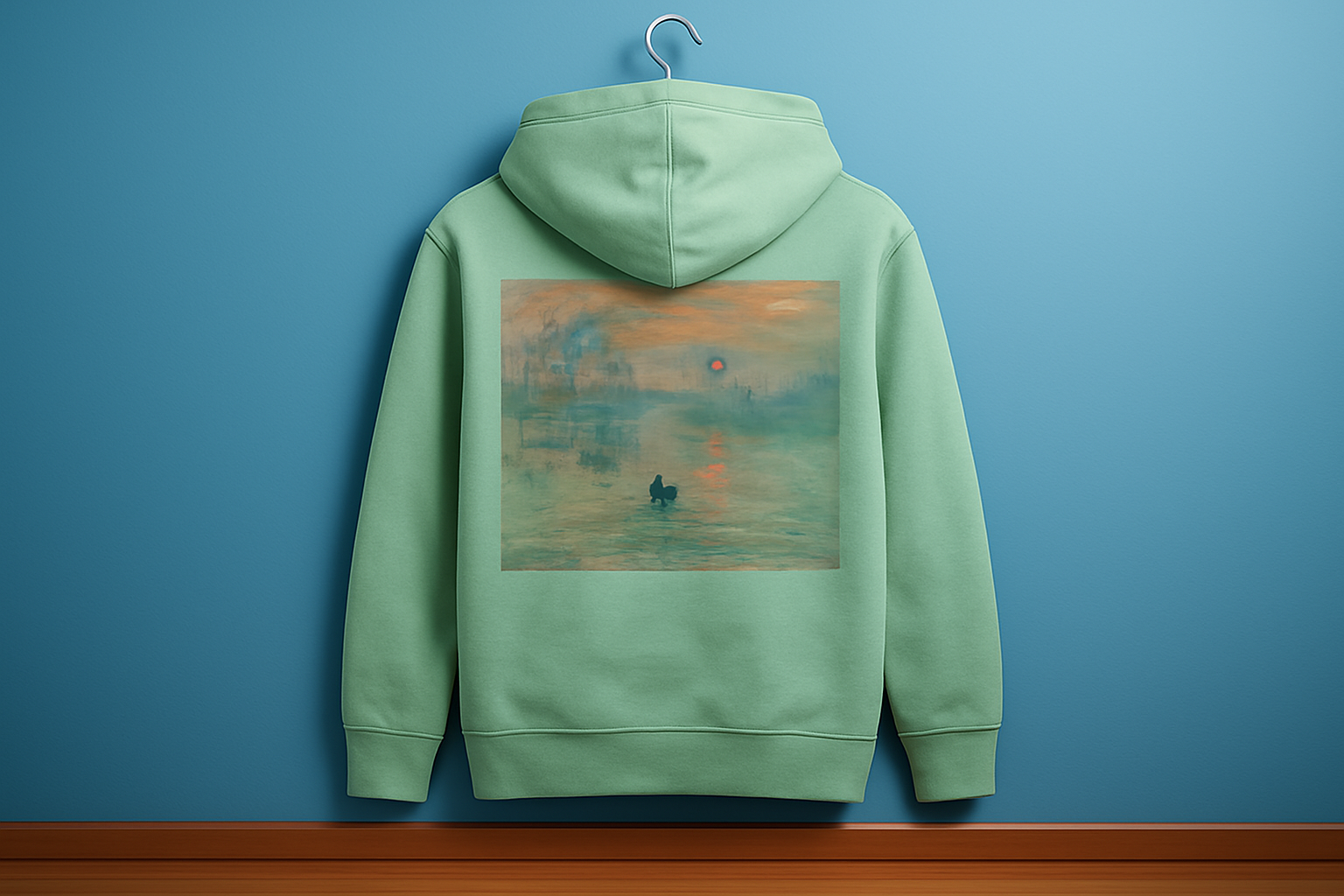 Claude Monet Impression Sunrise Hoodie