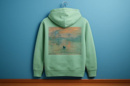 Claude Monet Impression Sunrise Hoodie