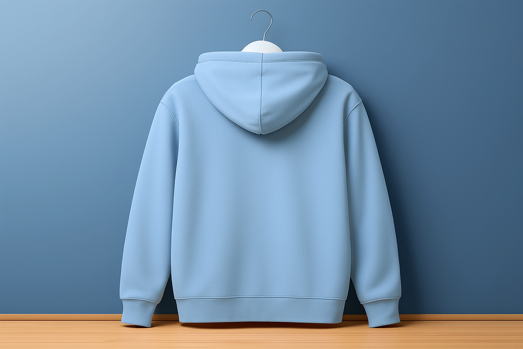 Light blue hoodie