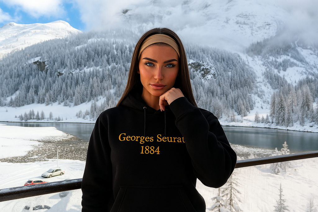Georges Seurat Monkey 1884 Hoodie