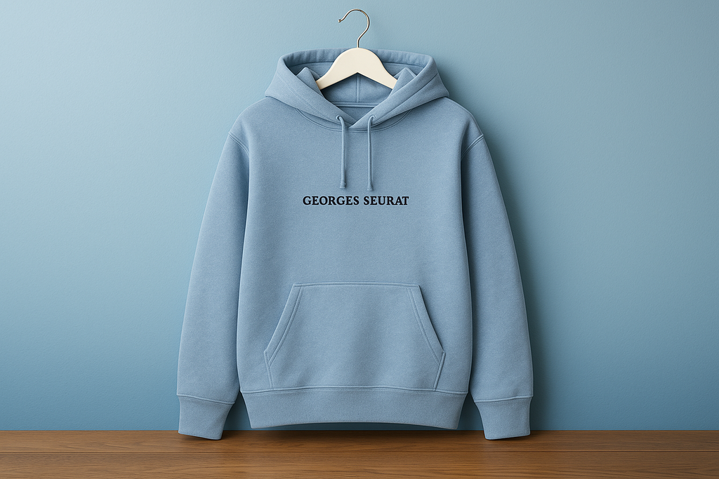 Hoodie Azul Claro Bathers at Asnières by Georges Seurat