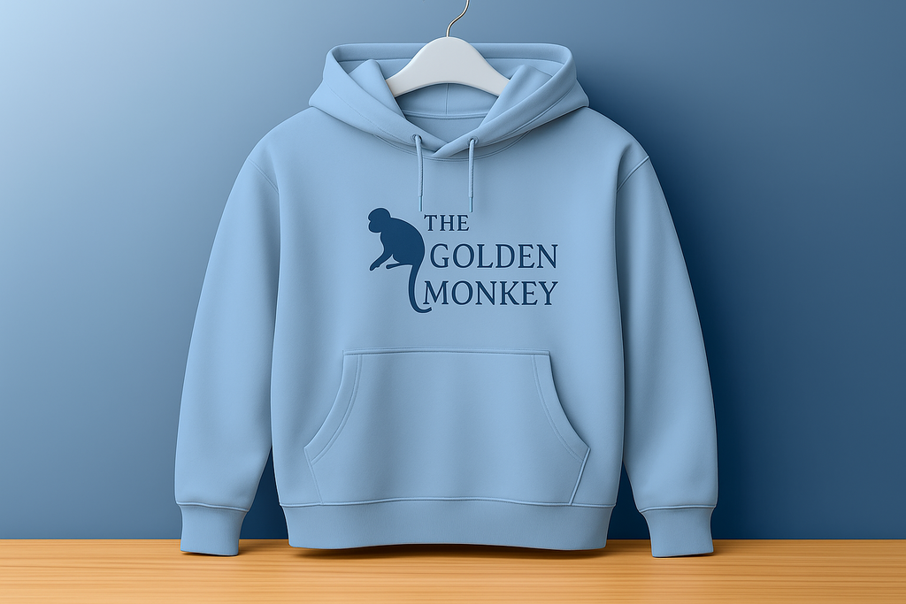 Light blue hoodie