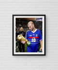 Zidane WC Poster