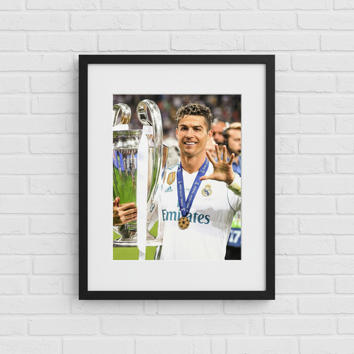 Póster enmarcado vista frontal