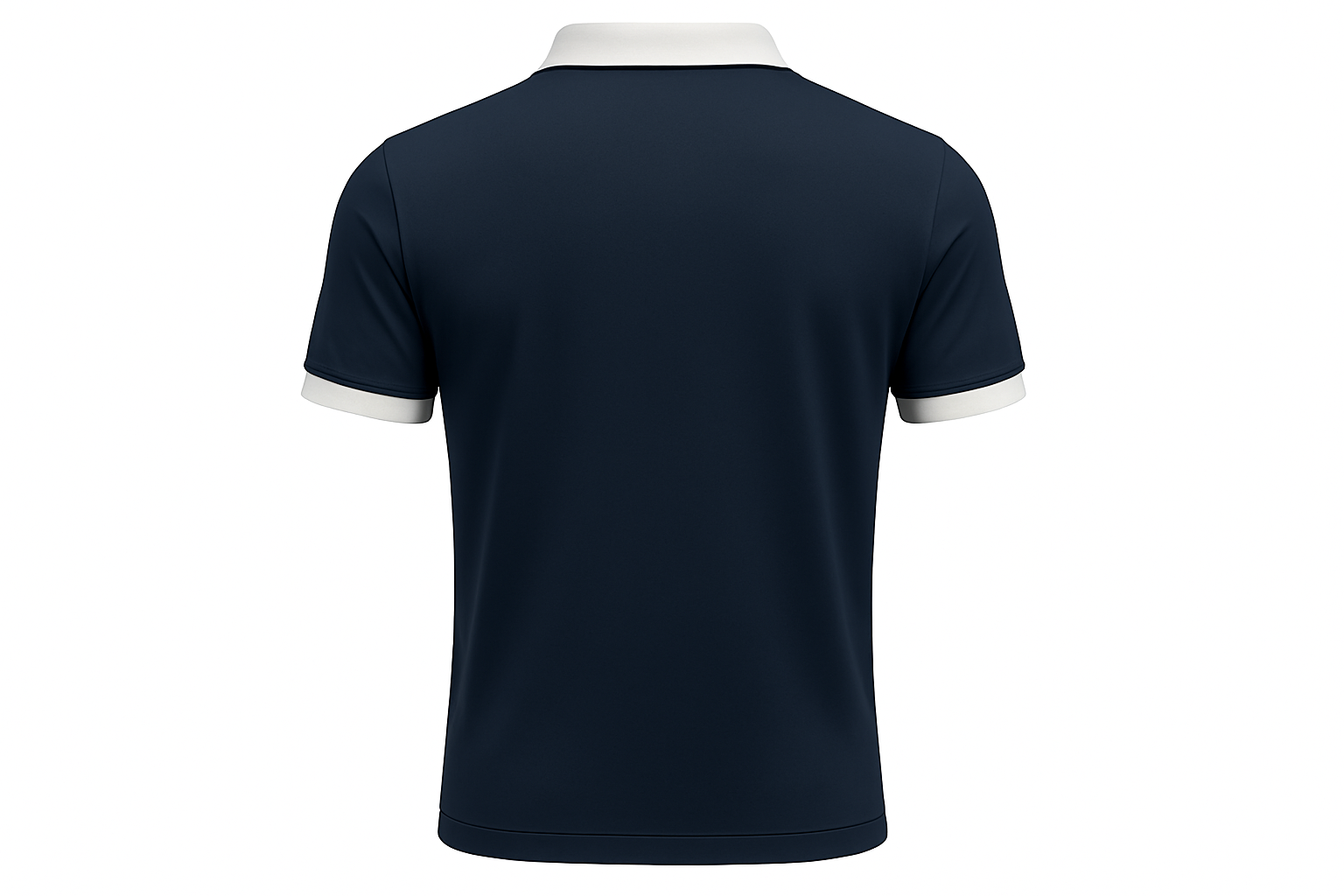 Polo Navy Blue with White Details